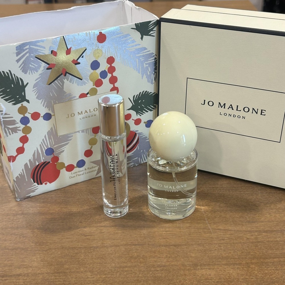 Jo Malone Frangipani Flower English Pear Sweet Pea Gift Set Cologne 30ml 10ml
